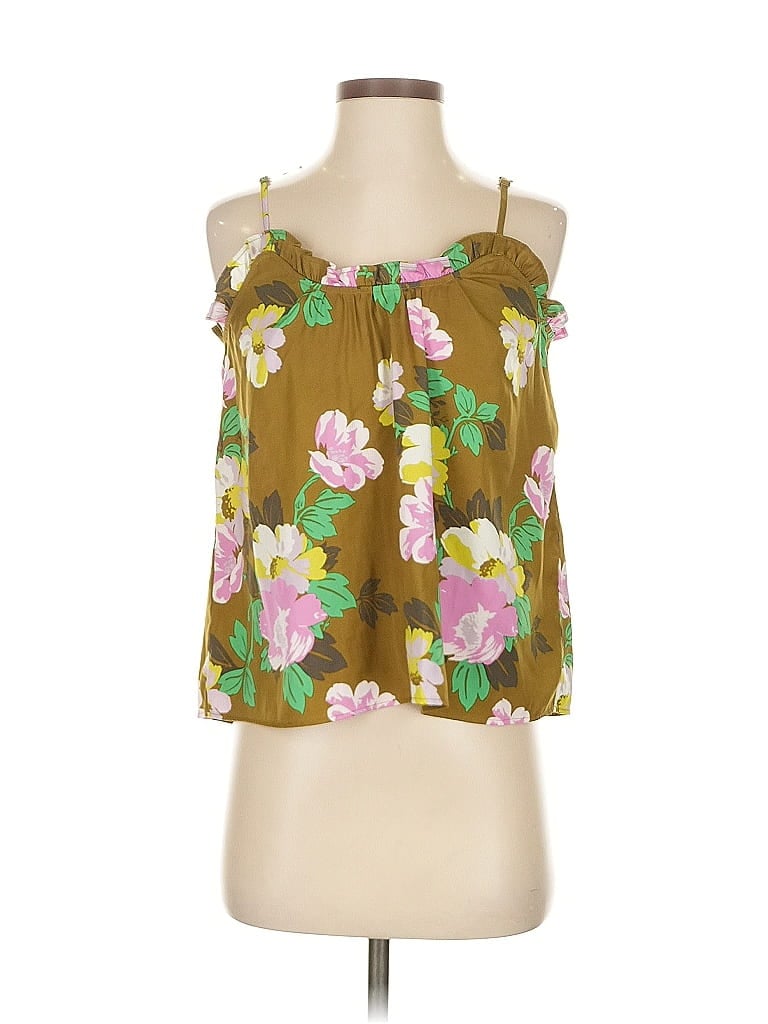 Pre-owned Aerie Sleeveless Blouse In Brown