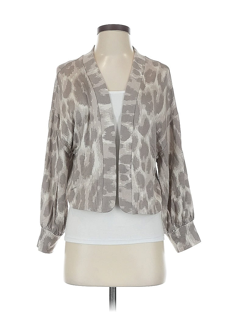 Pre-owned G By Giuliana Rancic Cardigan Sweater In Gray