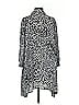 Cupio 100% Polyester Animal Print Gray Casual Dress Size XXS - photo 2