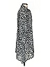 Cupio 100% Polyester Animal Print Gray Casual Dress Size XXS - photo 4
