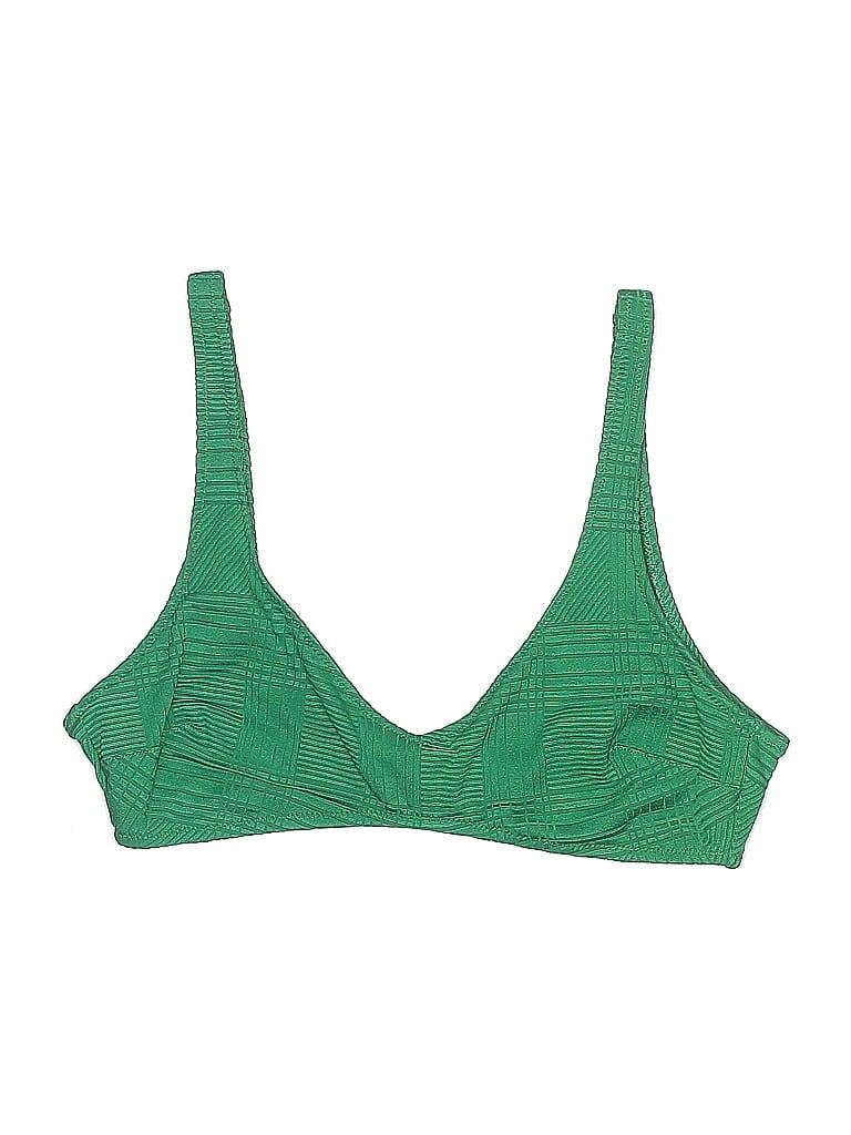 Pre-owned Aerie Swimsuit Top Green Swimwear