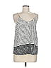 Cooper & Ella 100% Polyester Silver Sleeveless Blouse Size M - photo 1