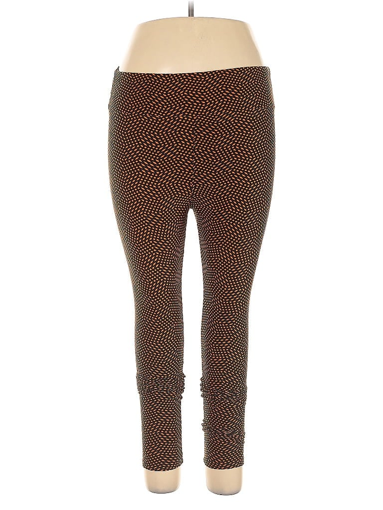 Pre-owned Lularoe Leggings In Gold