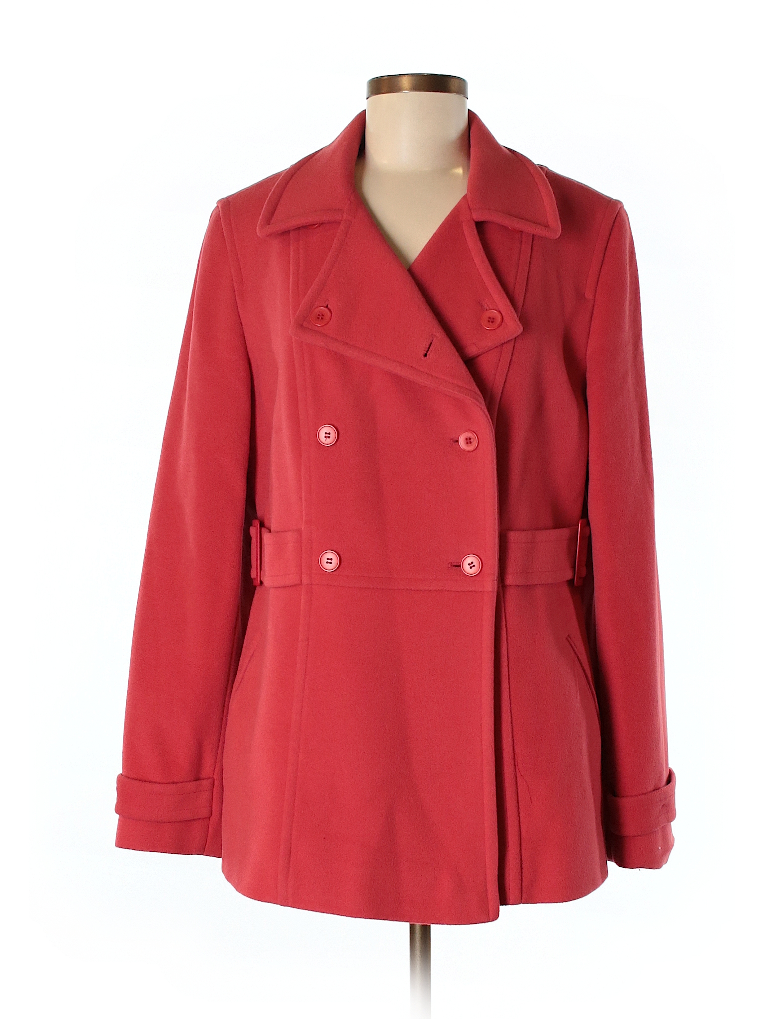Ann Taylor LOFT Solid Red Wool Coat Size 12 - 87% off | thredUP