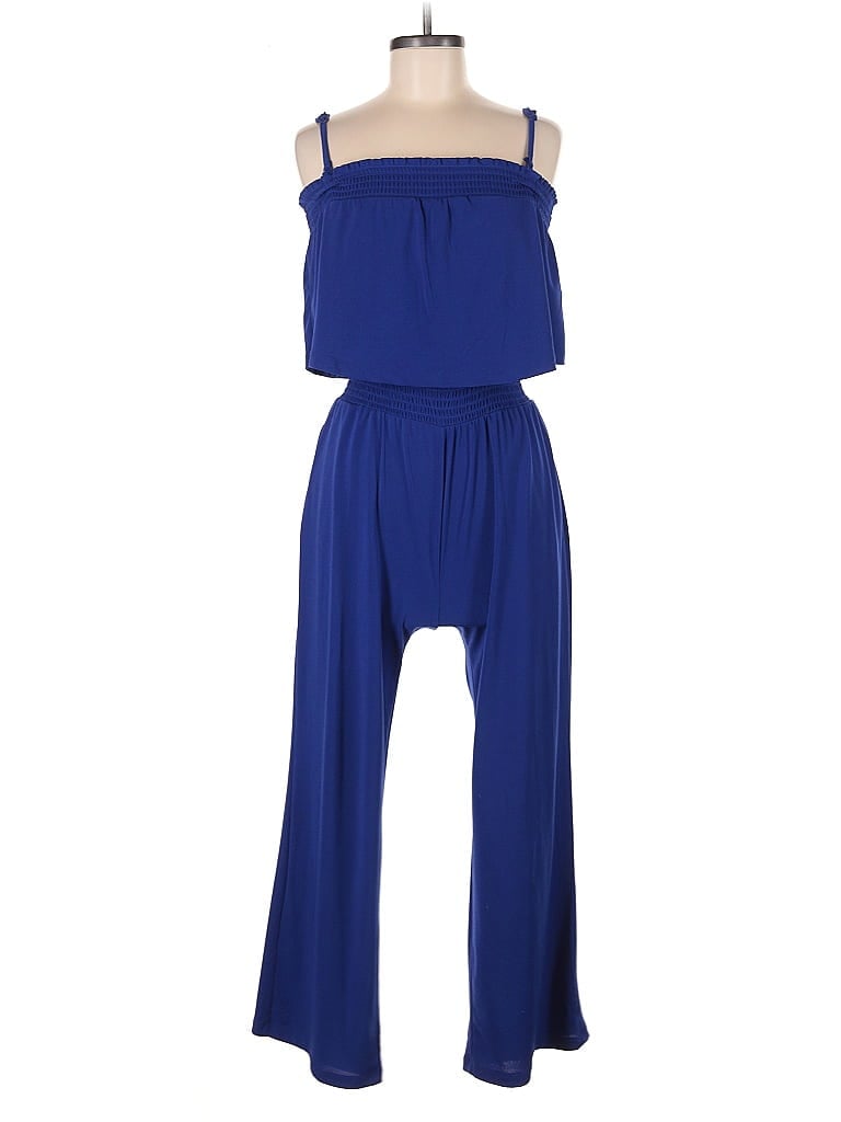 Pre-owned Inc International Concepts Jumpsuit In Blue