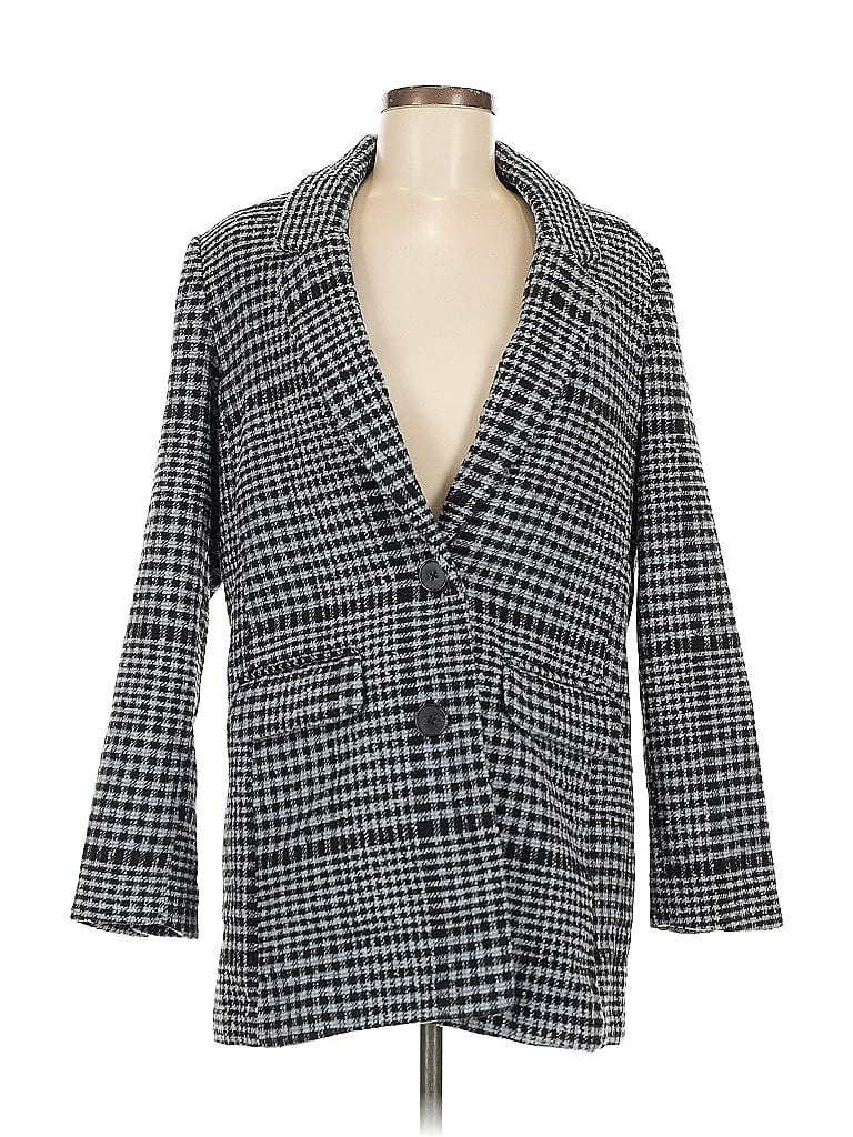 Pre-owned Old Navy Blazer Jacket In Gray