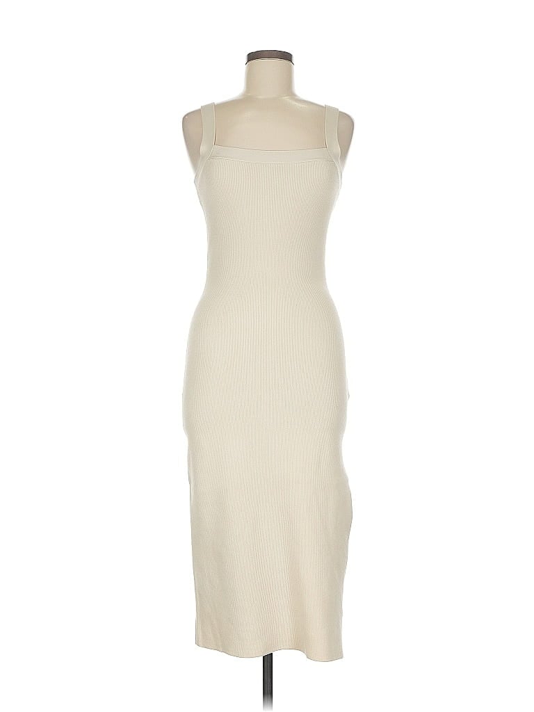 Pre-owned Babaton Cocktail Dress In White