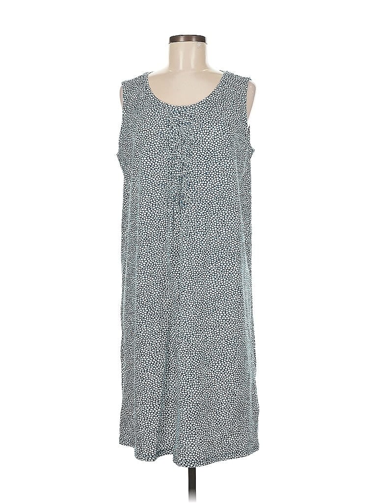 Pre-owned Lands' End Casual Dress In Blue