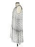 M.S.S.P. 100% Polyester Graphic Gray Casual Dress Size S - photo 5
