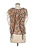 Piper 100% Silk Brown Sleeveless Silk Top Size 8 - photo 2