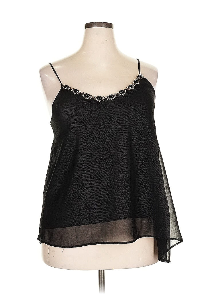 Click to view more detailed imagery on our partner's website Pre-owned Xoxo Sleeveless Blouse In Black
