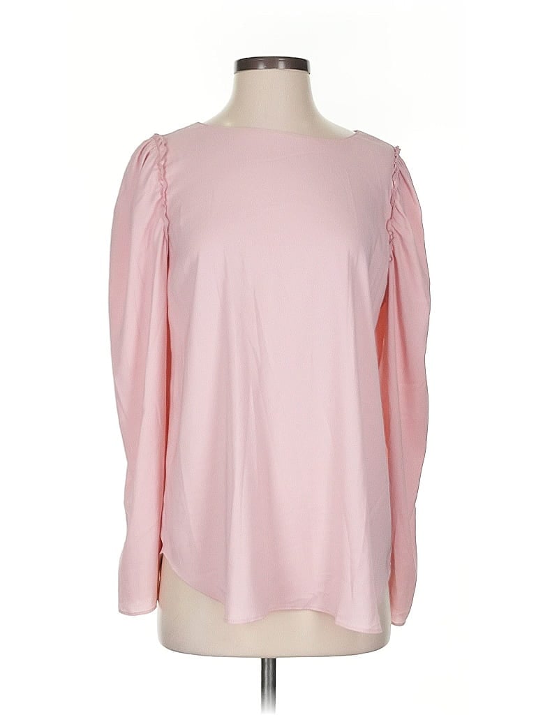 ANN TAYLOR Pre-owned Long Sleeve Blouse In Pink