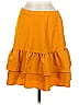 J.Crew Solid Orange Wool Skirt Size 8 (tall) - photo 1