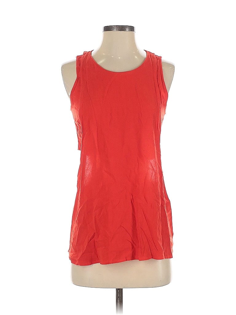 Pre-owned Astr Sleeveless Top Red Scoop Neck Tops