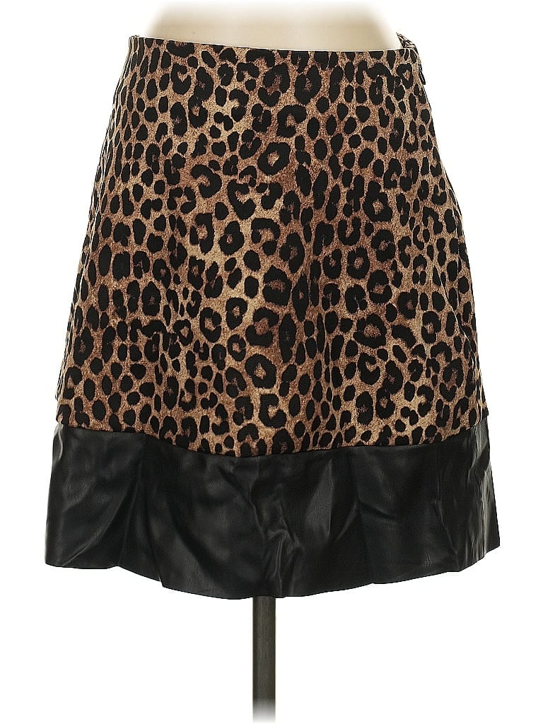 MICHAEL MICHAEL KORS Pre-owned Faux Leather Skirt In Brown