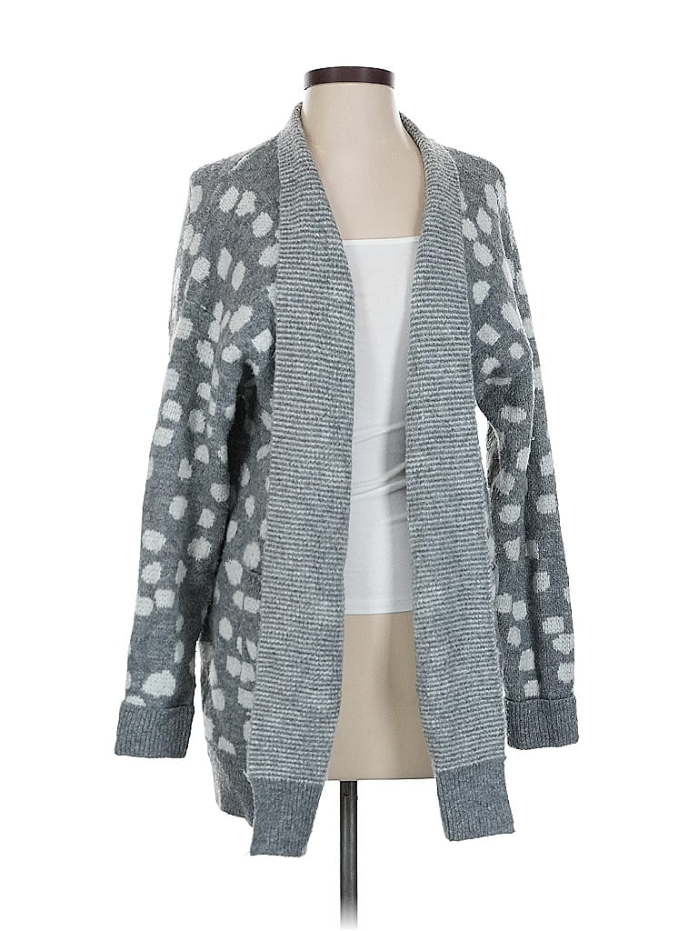 Pre-owned Dee Elly Cardigan Sweater In Gray