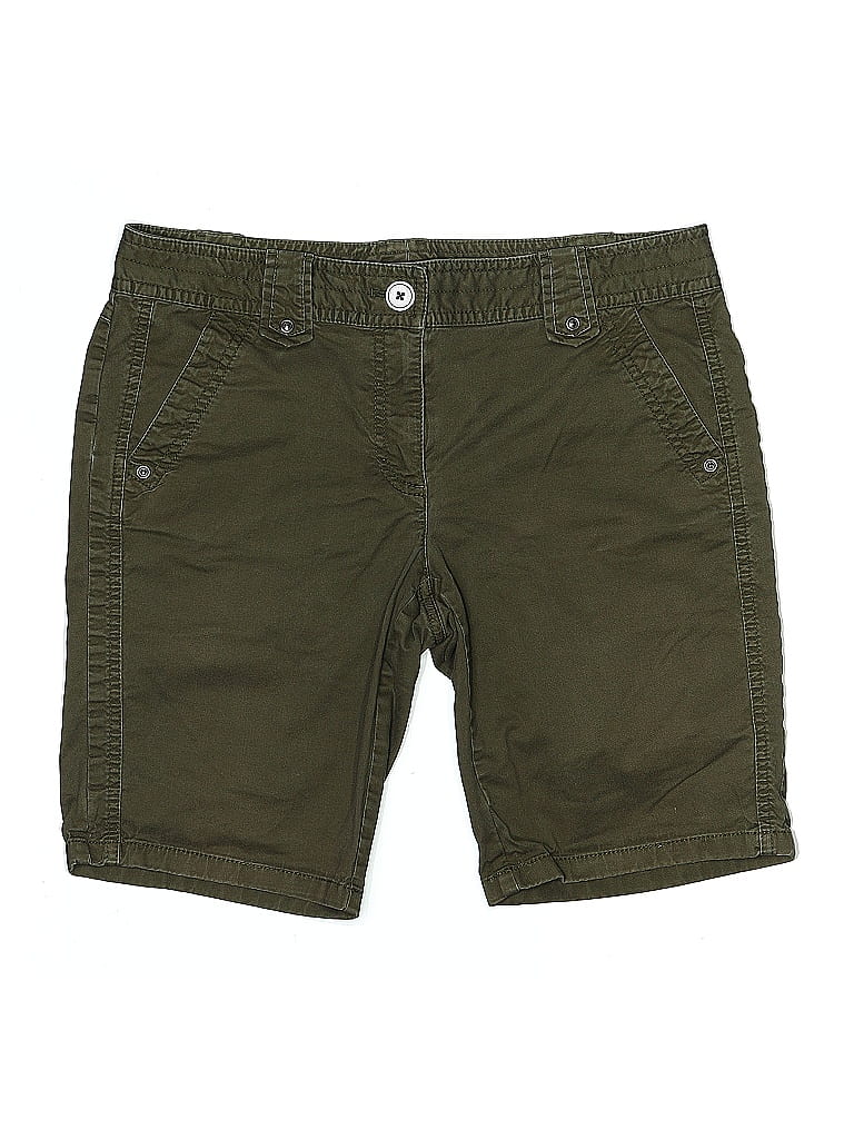 Click to view more detailed imagery on our partner's website Pre-owned Ann Taylor Khaki Shorts In Green