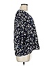 Emery Rose 100% Polyester Blue 3/4 Sleeve Blouse Size M - photo 4