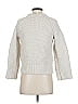 Banana Republic 100% Merino Extra Fine Wool Solid Ivory Wool Pullover Sweater Size S (petite) - photo 2