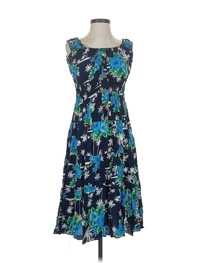 Pre-owned Simply Couture Casual Dress In Blue