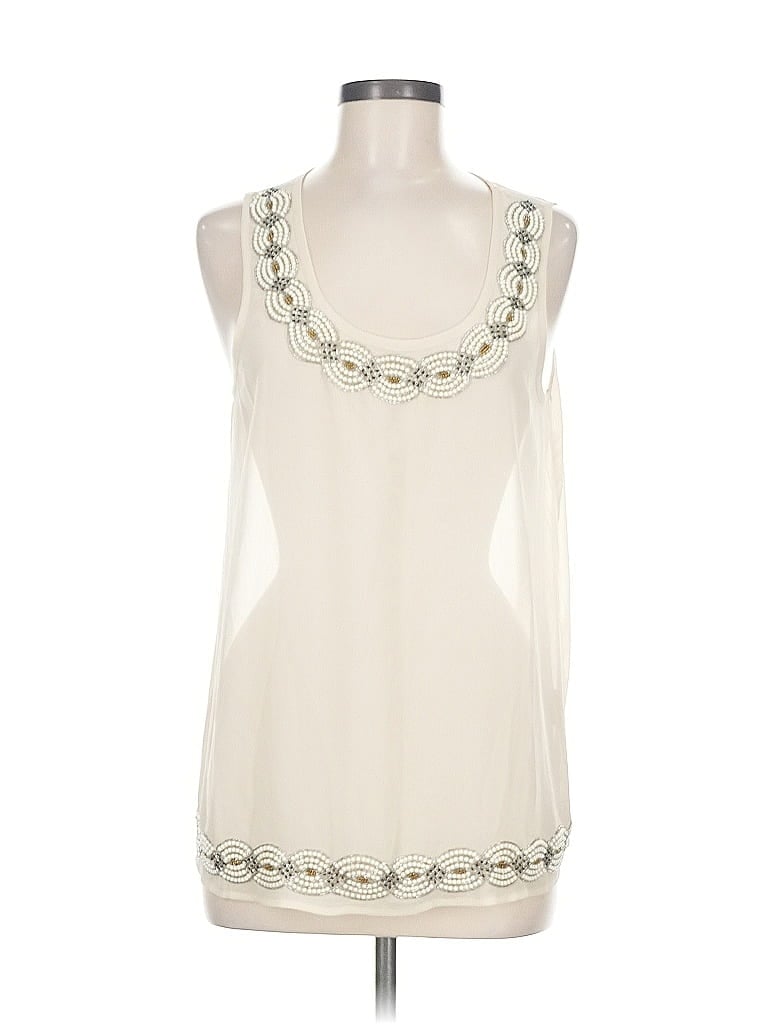 Click to view more detailed imagery on our partner's website Pre-owned Philosophy Republic Clothing Sleeveless Blouse In White