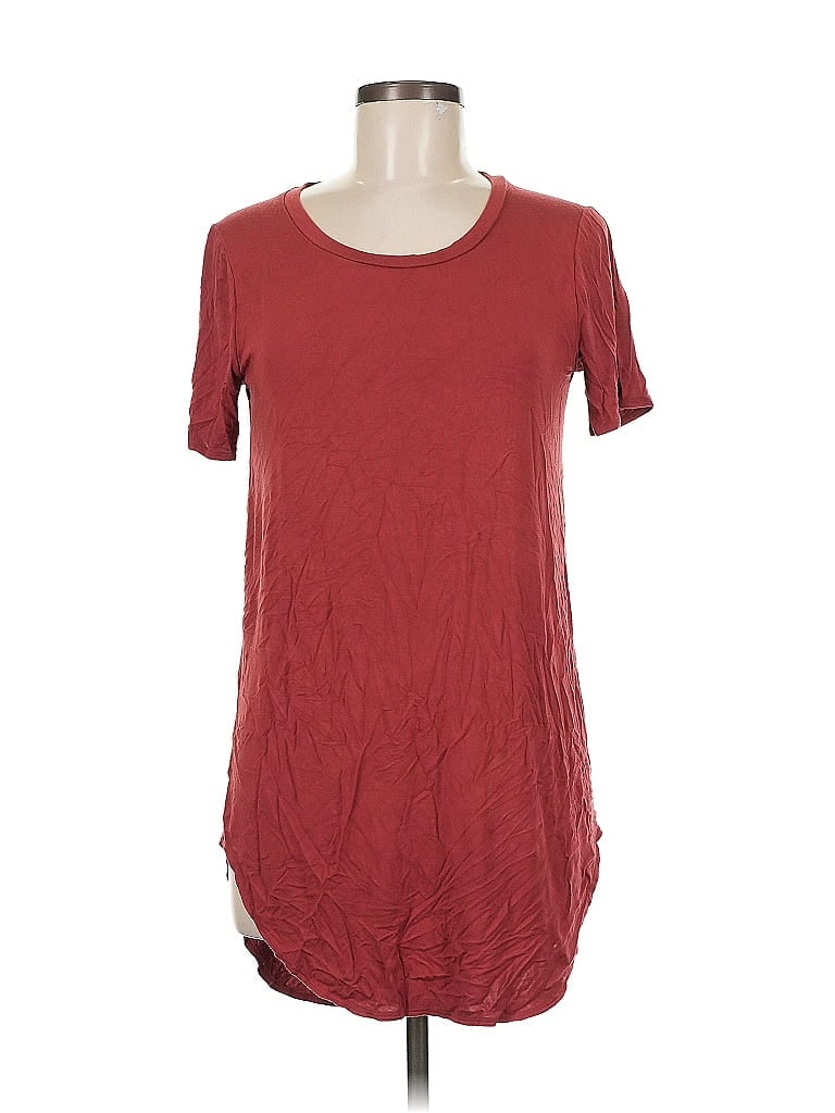 Pre-owned Daily Ritual Casual Dress In Burgundy