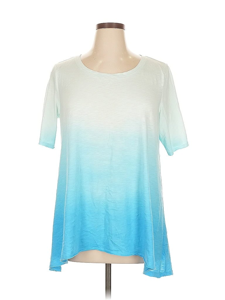 Pre-owned Unbranded Short Sleeve T-shirt In Blue