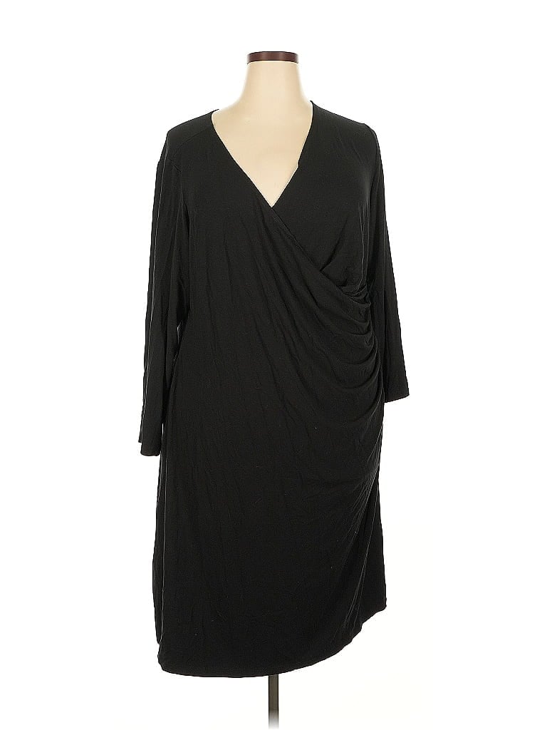 Pre-owned Susan Graver Cocktail Dress In Black