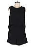 Club Monaco 100% Polyester Solid Black Romper Size 6 - photo 1