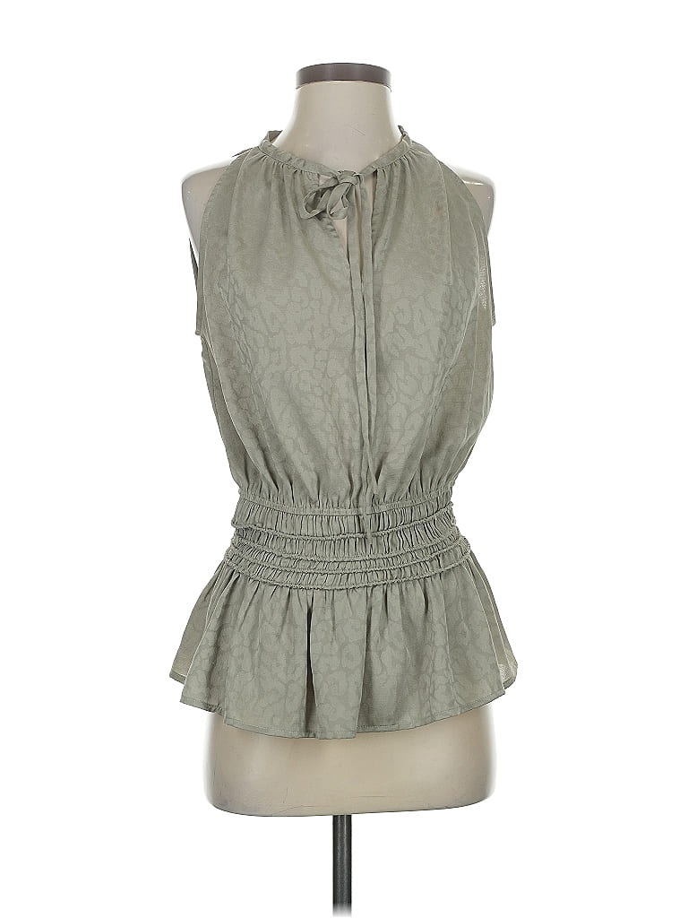Pre-owned Current Air Sleeveless Blouse In Gray