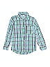 Bella Bliss 100% Cotton Plaid Green Blue Long Sleeve Button-Down Shirt Size 7 - photo 1