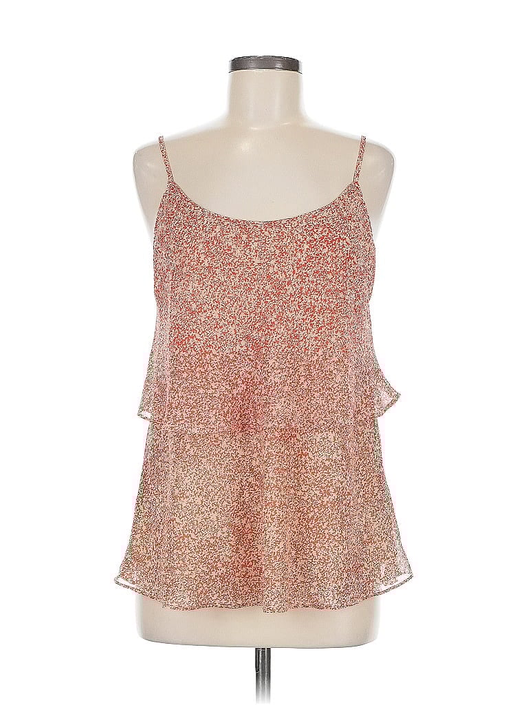 Pre-owned Cabi Sleeveless Blouse In Orange