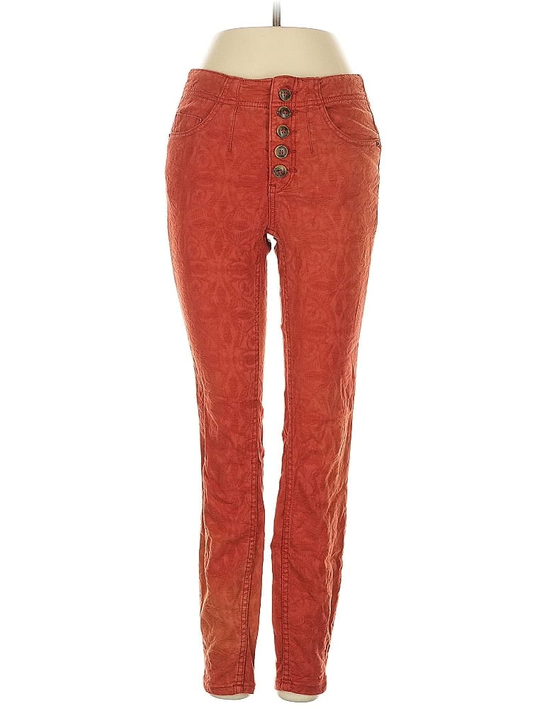 Pre-owned Pilcro By Anthropologie Casual Pants In Orange