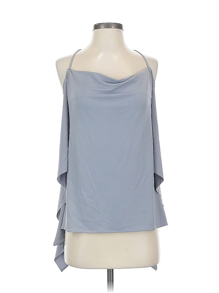 Pre-owned Express Sleeveless Blouse In Gray