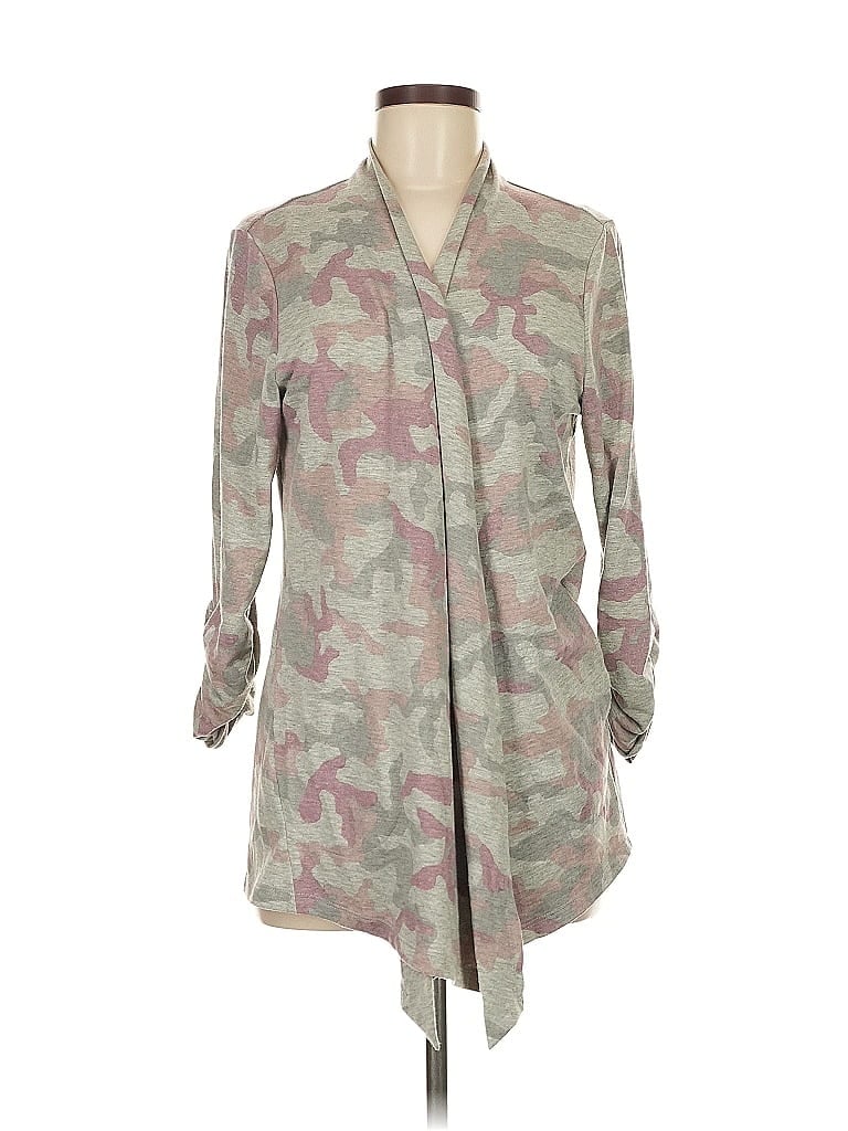 Pre-owned Susan Graver Kimono In Gray