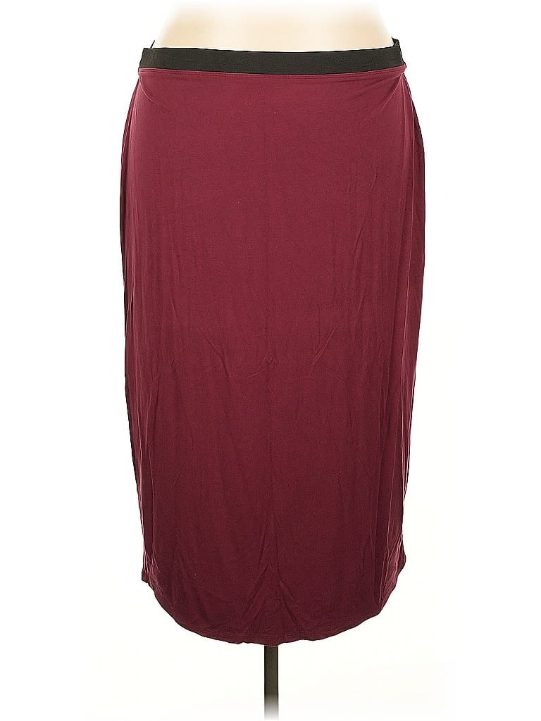 Pre-owned Old Navy Casual Skirt In Burgundy