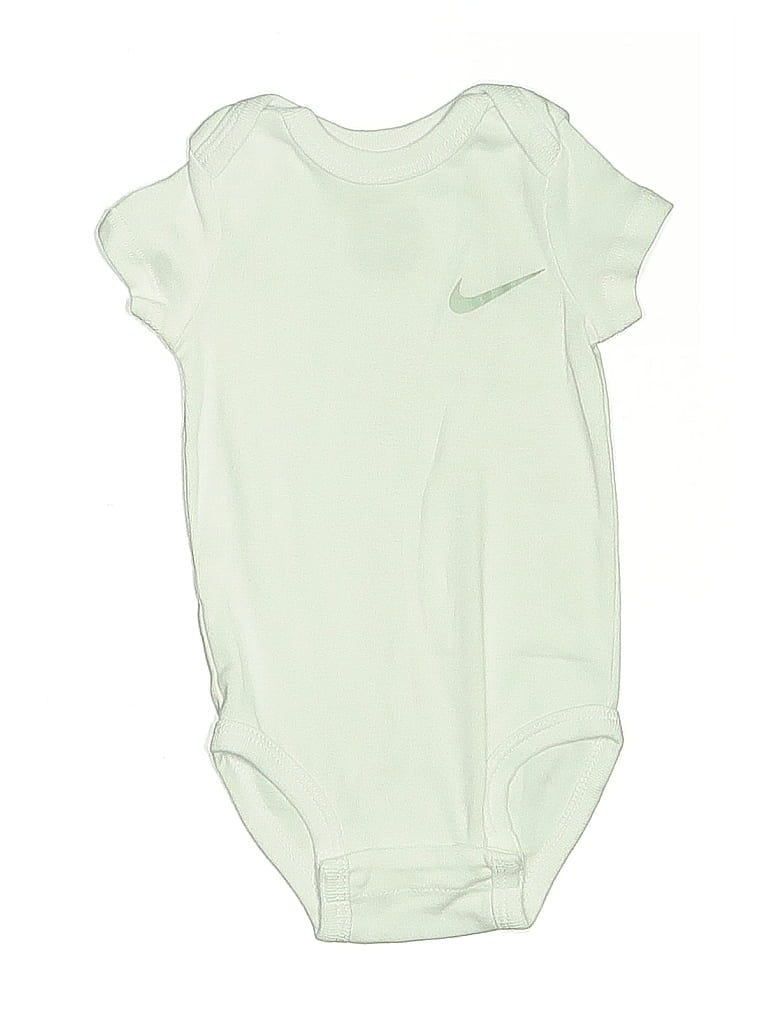 Click to view more detailed imagery on our partner's website Pre-owned Nike Babies' Short Sleeve Onesie In Green