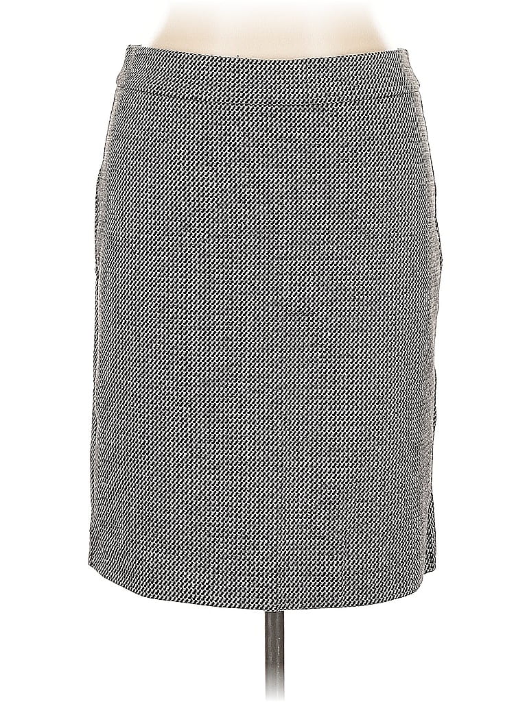 Pre-owned Ann Taylor Factory Casual Skirt In Gray
