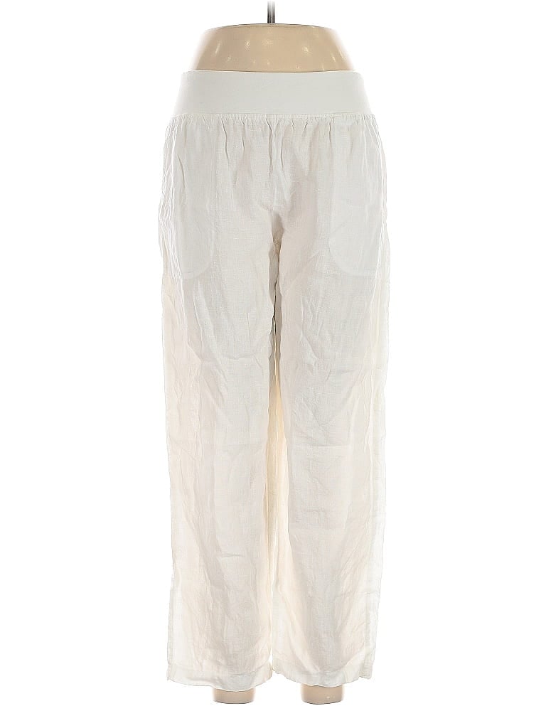Pre-owned Cut.loose Casual Pants In White