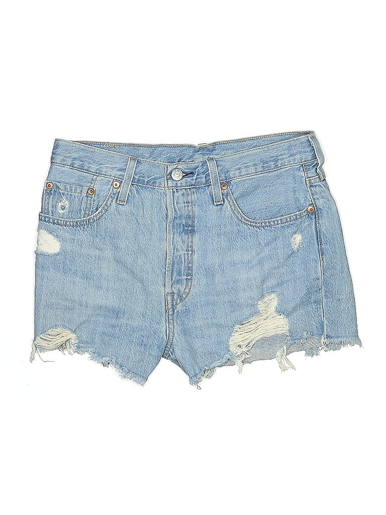 Click to view more detailed imagery on our partner's website Pre-owned Levi's Denim Shorts In Blue