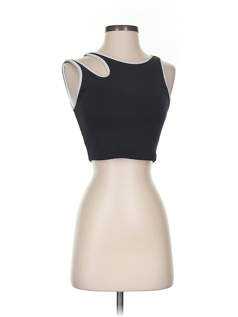 Click to view more detailed imagery on our partner's website Pre-owned Nanette Lepore Tank Top Black Strapless Neckline Tops