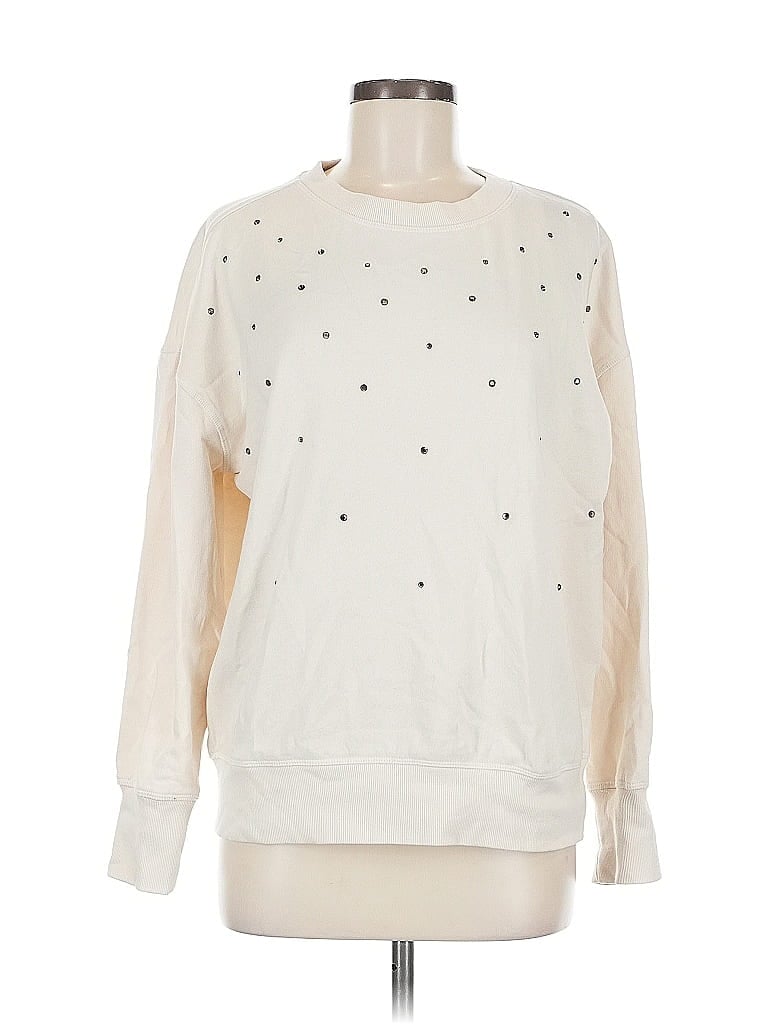 Pre-owned Maurices Sweatshirt In White