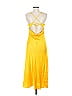 Shein 100% Polyester Yellow Cocktail Dress Size M - photo 2