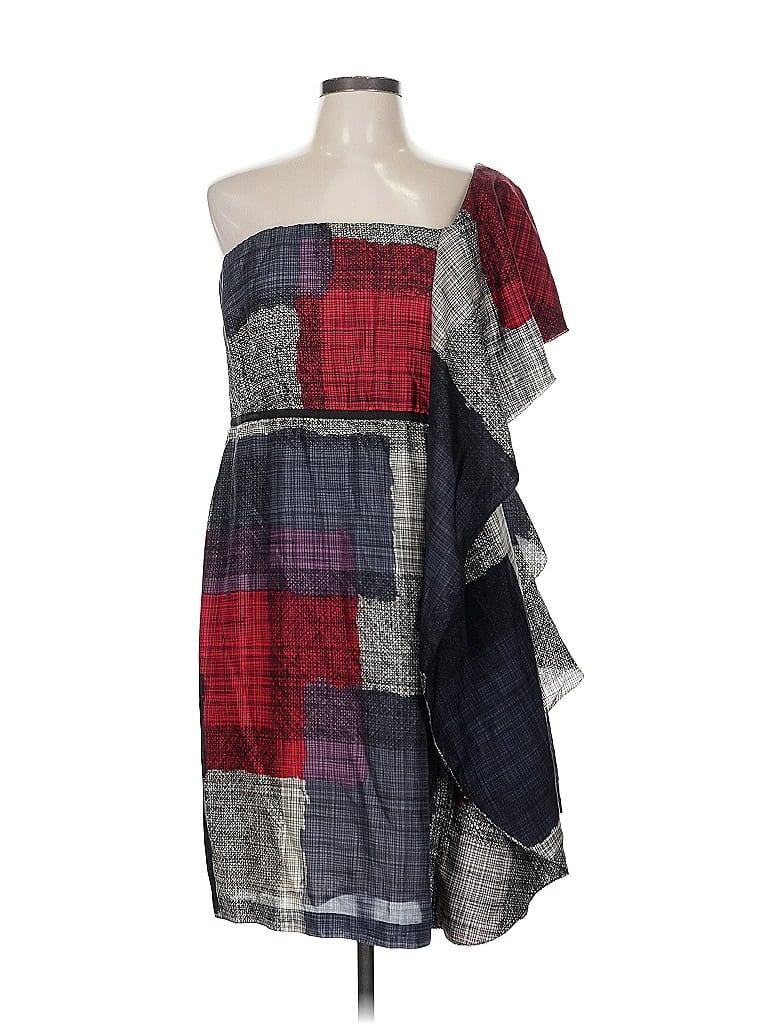 Pre-owned Max Azria Casual Dress In Gray