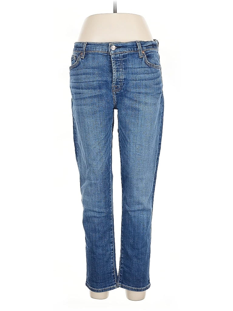 Pre-owned 7 For All Mankind Jeans In Blue