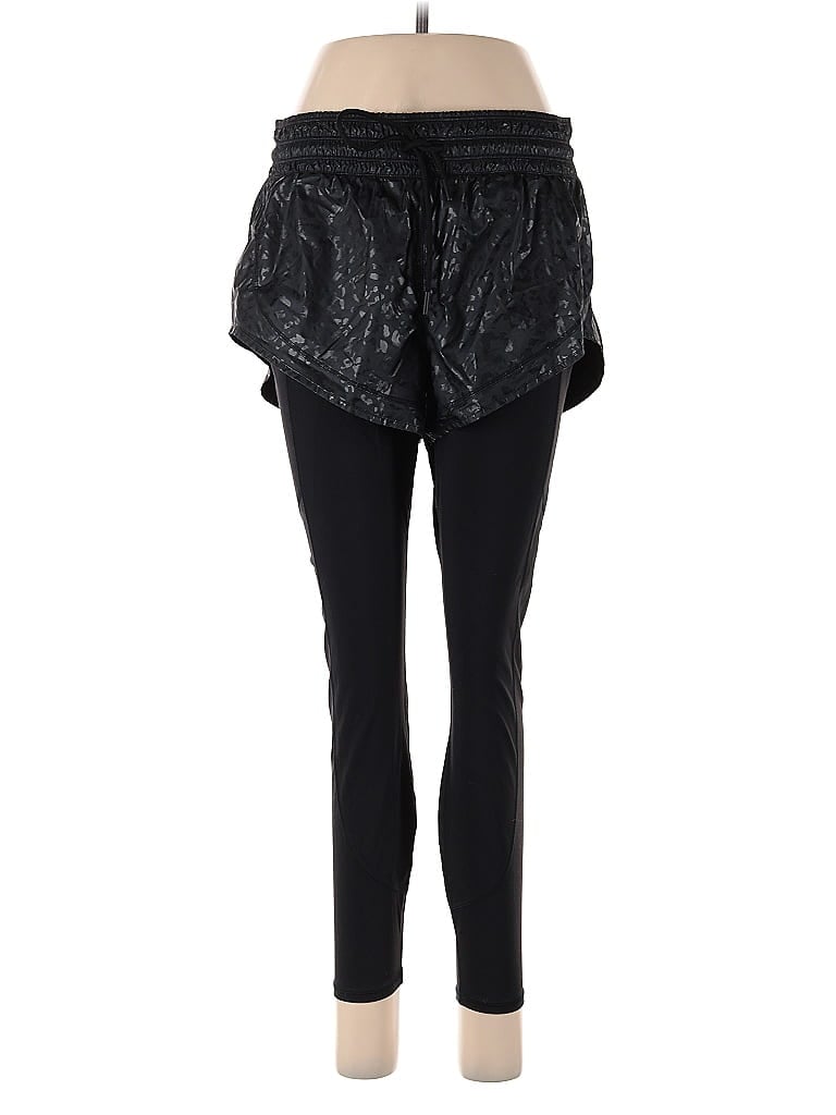 Pre-owned Athleta Track Pants In Black