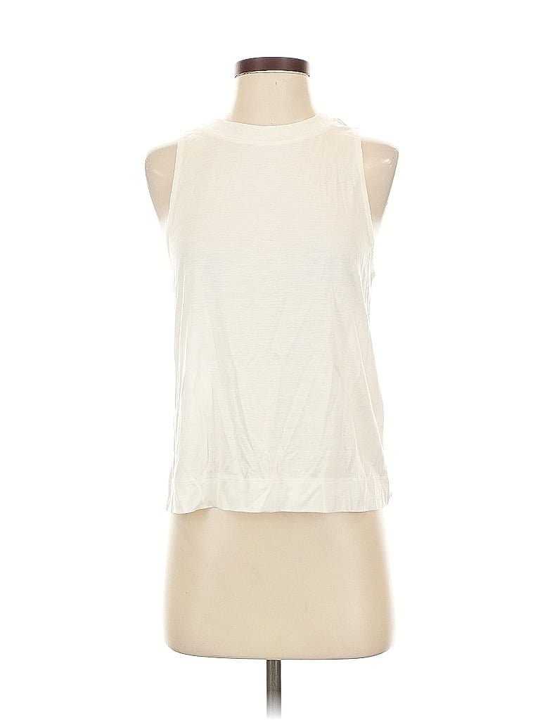 Pre-owned Lune Active Sleeveless T-shirt In White