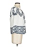 Peppermint 100% Polyester White Short Sleeve Blouse Size S - photo 4