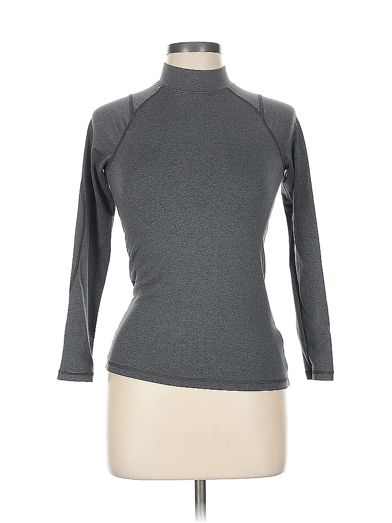 Pre-owned Dsg Long Sleeve Turtleneck In Gray