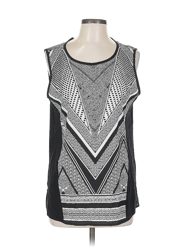 Pre-owned Calvin Klein Sleeveless Blouse In Gray